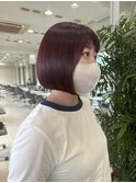 サイドバングたっぷりなタンバルモリ/タッセルカット/韓国ボブ