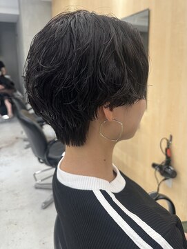 スミス 上野(smith) ハンサムショートパーマスタイル