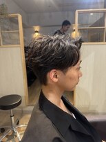 メンズサロン ウェーブ(men's salon WAVE)&nbsp;【パーマ】フェザーパーマ/ツーブロック/アップバング