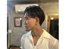 ミドルフェード-パーマスタイル