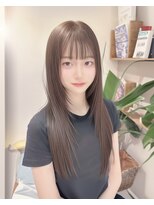 ロンドリゼル 札幌(Lond RiseL) オリーブグレー/前髪/ボブ/マロンベージュ/レイヤーカット/小顔