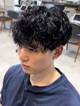 エリマ 横浜西口(elima) 横浜西口波巻きパーマツイストスパイラルパーマラウンドマッシュ