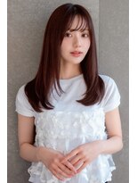 シーシンジュク 新宿南口(Sea shinjuku)&nbsp;ココアベージュ×レイヤー[小顔/黒髪/オリーブグレー]