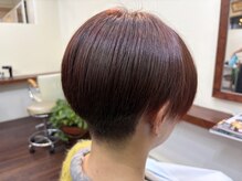 ショートカラーレッド