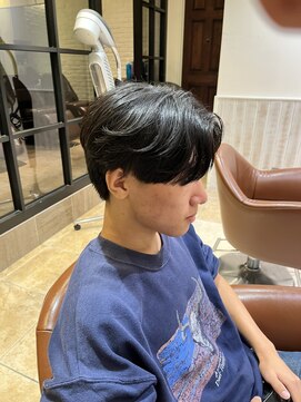 ネオリーブカップ 町田店(Neolive capu) メンズ毛流れセンターパート