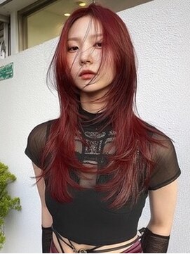 ネハス(nehus.) ハッシュカット/レイヤーカット/ブリーチカラー/ダブルカラー