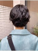 ハンサムショートパーマ◎刈り上げ×ニュアンスパーマ