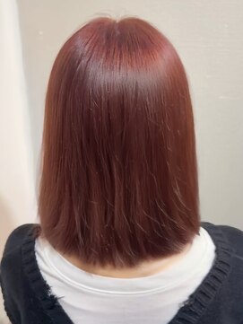 サラジュ 仁川店(SARAJU) 【Wカラー特化】森山担当 ブリーチなし×ディープレッドブラウン