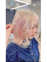 アンドソー 池袋(&so.)&nbsp;ハイトーンカラー/ホワイトブロンド／レイヤーカット/池袋