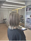 コントラストバレイヤージュカラー