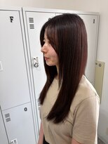 サロンド ベレーザ トータ(salao de beleza tota)&nbsp;カシスブラウン × ロングレイヤー