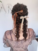 ジャガラ 千葉駅北口店(JAGARA)&nbsp;大人気！編み下ろしヘア/ツインアレンジ/千葉ヘアセット