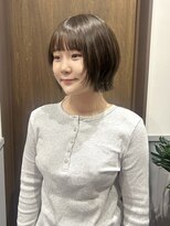 ラパンセ ブラン(LA PENSEE BRUN)&nbsp;艶髪カラー×顔周りレイヤーボブ