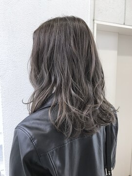 ヘアーデザイン シュシュ(hair design Chou Chou by Yone) ☆chou chou☆外国人風ハイライト×アッシュベージュ