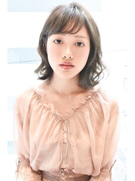 ビーハイブアヴェダ PARCO2店(BEHIVE AVEDA) ゆるふわボブ×シースルーバング