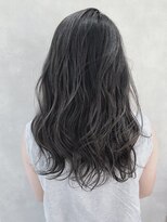 ムウ 難波(MOU)&nbsp;ブルージュ毛先パーマことりベージュウォーターフォール