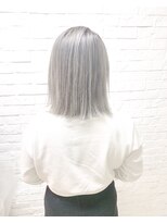 ヘアーエクステンド エフ 渋谷(f) シルバーグレー