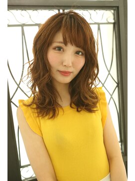 ヘアアンドメイク 心座(hair&make) ロングクールフェミニン