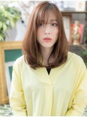 大人かわいいシースルーバングワンカールa戸頭20代30代40代