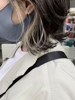 ヘアーアンドメイク シーク 八王子(HAIR&MAKE SeeK) インナーカラー　モノトーン