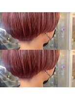 ヘアアトリエコモノ(hair l'atelier KoMoNo) #【1ブリーチ】チェリーピンク