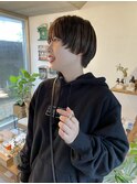 前上がりマッシュショート