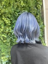 クレア 能見台(CREA)&nbsp;ブリーチ2回必須韓国アイドル風ペールブルー横浜ヘア