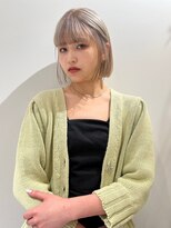 ゼストララ(ZEST Lara)&nbsp;ホワイトグレージュ×韓国ボブ