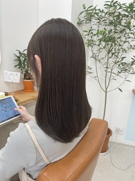 ティエル(TieLu) ミルボンプレミアムトリートメント×マーブ水×髪質改善縮毛矯正