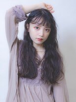 カナン 銀座(CANAAN) 暗髪フリンジーカールはフルバングでイメチェン！