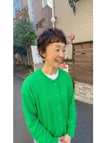 ホヌン 茅ヶ崎(Honnun)&nbsp;大人のベリーショートラフパーマスタイル/茅ヶ崎