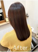 カット髪質改善ストレート