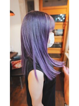 ボアップ(boappu) #パープルカラー#ヘアカラー