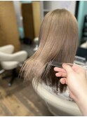 【Gyo】髪質改善×ミルクティーベージュ