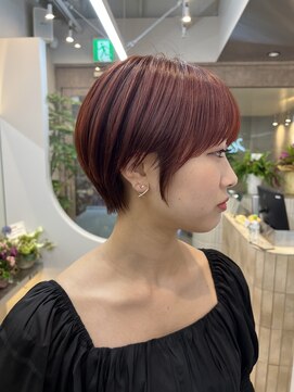 ハローバイシー 仙台(Hello by Sea) ニュアンスカラー×マッシュショートボブ【仙台】韓国ボブ