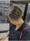 白髪ぼかしバレイヤージュ