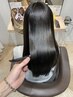 注目【艶髪美人】カット+髪質改善縮毛矯正+トリートメント　28700円→17000円