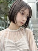 ミニボブ/切りっぱなしボブ/ボブ/タッセルボブ/透明感カラー