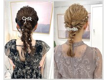 Loelyのこだわりの仕上げ・毎日のお手入れ方法・アレンジ方法をお伝え＊ヘアセットも得意なスタッフが多数*
