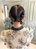 ぽこぽこツインテールヘアピンクチョコレート
