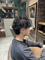 ユキオ ダル(Yukio Dal)&nbsp;爽やかメンズ☆無造作ツーブロックマッシュナチュラル黒髪