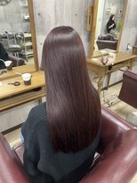 シェノン 近鉄奈良店(CHAINON)&nbsp;縮毛矯正と暖色カラーでぷるっと煌めく艶感！