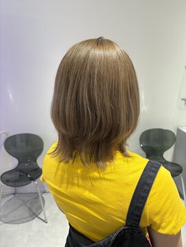 プライズ 成増店(prize) ミルクティーベージュミディアムレイヤーハイトーン秋カラー