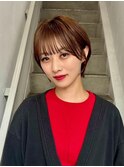 ショートカット/髪質改善縮毛矯正白髪ぼかしレイヤーカラーボブ