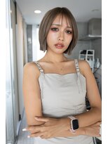 ホロン 池袋(HOLON)&nbsp;池袋美容室HOLON【ミルクティーベージュ/ハイトーンボブ】