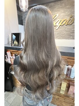 ラピス 横浜(Lapis) ダークアッシュブリーチカラーシールエクステ