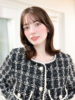 レア 表参道(L'ea)&nbsp;・黒髪 クラゲヘアー オリーブグレー 小顔 ココアベージュ