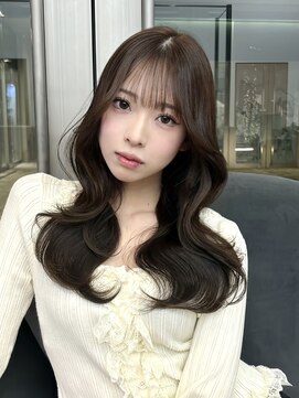 【kumu】レイヤーカット/オリーブ/ベージュ/グレージュ/透明感