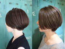 横顔を一番美しく。シルエットで魅せる大人ショートで好印象。