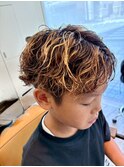横須賀キッズカットメンズカットツーブロックフェードカット眉毛